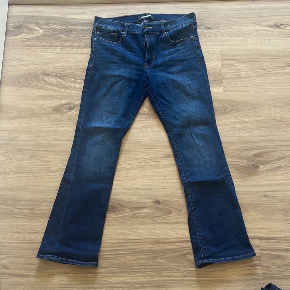 Express Barely Boot Jeans